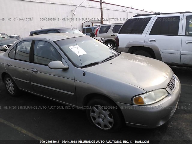 3N1CB51D41L474501 - 2001 NISSAN SENTRA XE/GXE GRAY photo 1