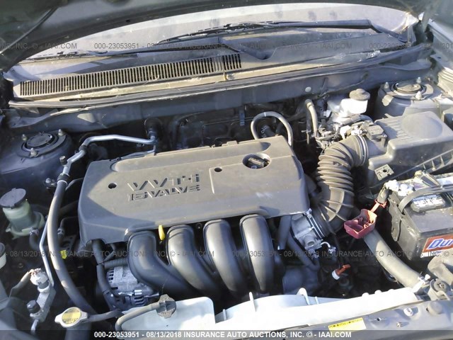 2T1KR32E26C580309 - 2006 TOYOTA COROLLA MATRIX XR GRAY photo 10