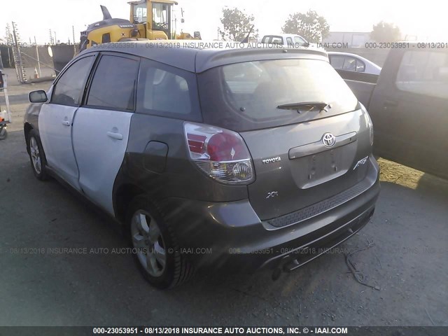 2T1KR32E26C580309 - 2006 TOYOTA COROLLA MATRIX XR GRAY photo 3