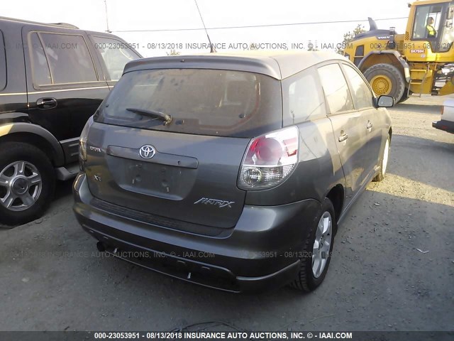 2T1KR32E26C580309 - 2006 TOYOTA COROLLA MATRIX XR GRAY photo 4