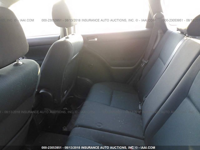 2T1KR32E26C580309 - 2006 TOYOTA COROLLA MATRIX XR GRAY photo 8