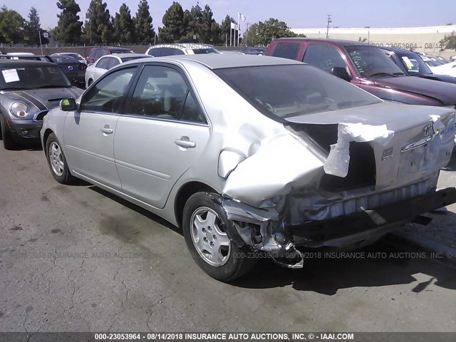 4T1BF30K53U562396 - 2003 TOYOTA CAMRY LE/XLE/SE Gümüş foto 3