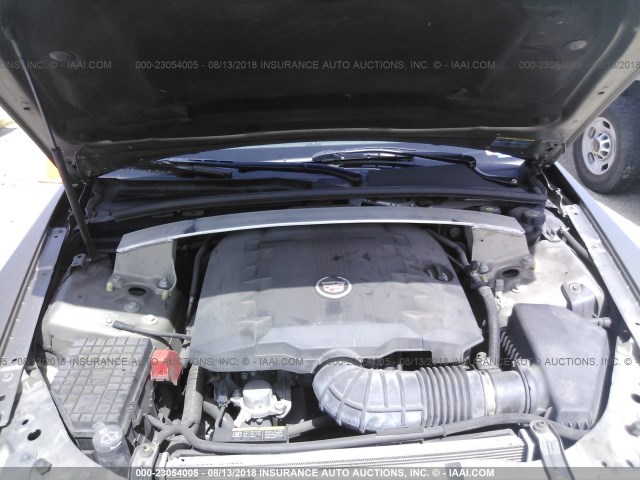 1G6DK5EV9A0117156 - 2010 CADILLAC CTS PERFORMANCE COLLECTION Бирюзовый фото 10