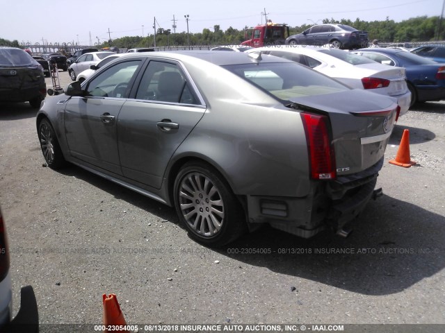 1G6DK5EV9A0117156 - 2010 CADILLAC CTS PERFORMANCE COLLECTION TEAL photo 3