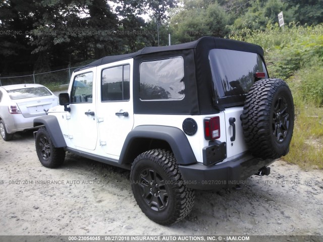 1C4HJWDG2JL809848 - 2018 JEEP WRANGLER UNLIMITE SPORT WHITE photo 3