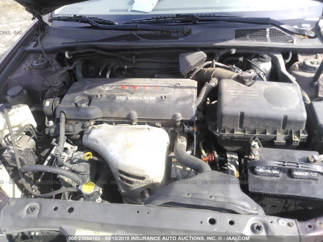 4T1BE32K35U008857 - 2005 TOYOTA CAMRY LE/XLE/SE 红色 照片 10