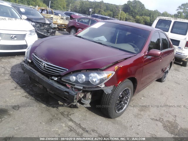 4T1BE32K35U008857 - 2005 TOYOTA CAMRY LE/XLE/SE 红色 照片 2