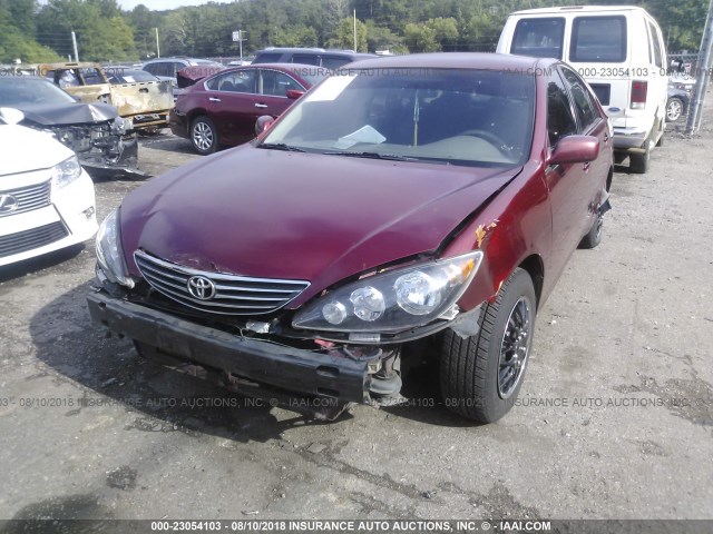 4T1BE32K35U008857 - 2005 TOYOTA CAMRY LE/XLE/SE 红色 照片 6