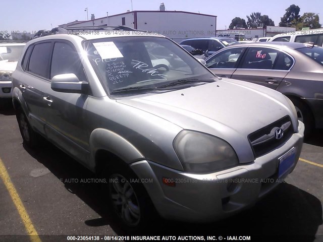 KM8JN12D36U458849 - 2006 HYUNDAI TUCSON GLS/LIMITED Champagne photo 1