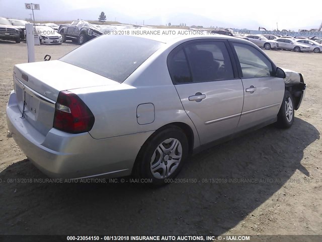1G1ZS51F06F149721 - 2006 CHEVROLET MALIBU LS 银色 照片 4