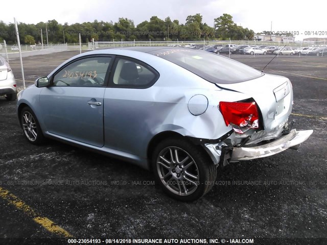 JTKDE177070185942 - 2007 TOYOTA SCION TC 浅蓝色 照片 3