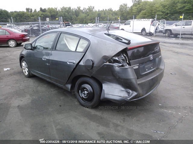 JHMZE2H72AS040297 - 2010 HONDA INSIGHT EX GRAY photo 3