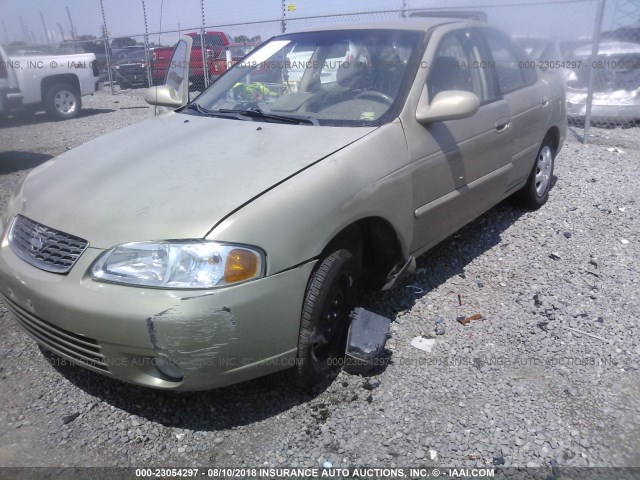 3N1CB51DX2L643115 - 2002 NISSAN SENTRA XE/GXE GOLD photo 6