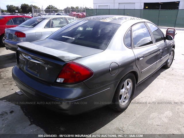 1FAFP55223A196489 - 2003 FORD TAURUS SES GRAY photo 4