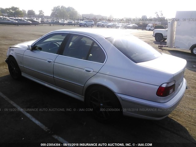 WBADT63403CK39090 - 2003 BMW 530 I AUTOMATIC SILVER photo 3