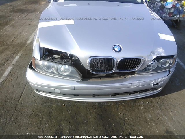 WBADT63403CK39090 - 2003 BMW 530 I AUTOMATIC SILVER photo 6