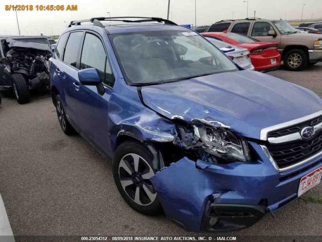 JF2SJAGC7JH552918 - 2018 SUBARU FORESTER 2.5I PREMIUM BLUE photo 12