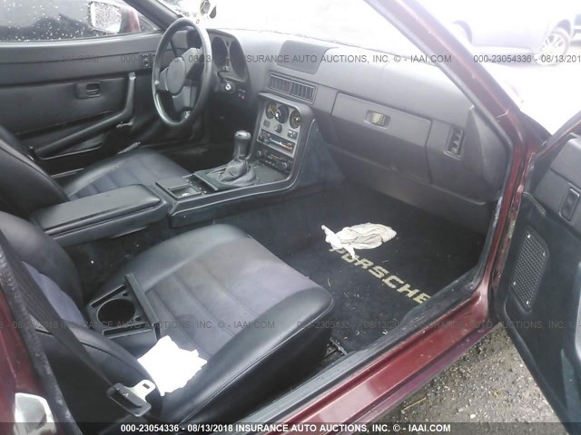 WP0AA0943FN475693 - 1985 PORSCHE 944 MAROON photo 5