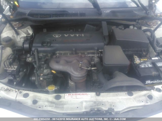 4T1BE46K37U615909 - 2007 TOYOTA CAMRY NEW GENERAT CE/LE/XLE/SE WHITE photo 10