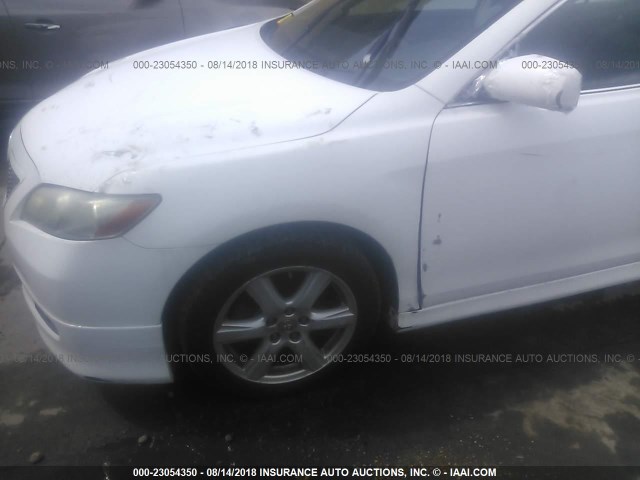 4T1BE46K37U615909 - 2007 TOYOTA CAMRY NEW GENERAT CE/LE/XLE/SE WHITE photo 6