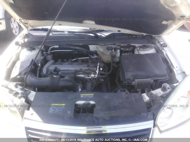 1G1ZS58F88F135591 - 2008 CHEVROLET MALIBU LS თეთრი ფოტო 10