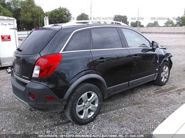 3GNAL2EK5ES607875 - 2014 CHEVROLET CAPTIVA LS 黑色 照片 4