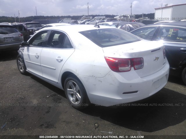 1G11B5SL1EF114430 - 2014 CHEVROLET MALIBU LS WHITE photo 3