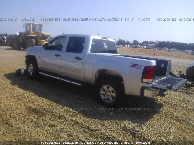 3GTP2VE70DG377991 - 2013 GMC SIERRA K1500 SLE SILVER photo 3