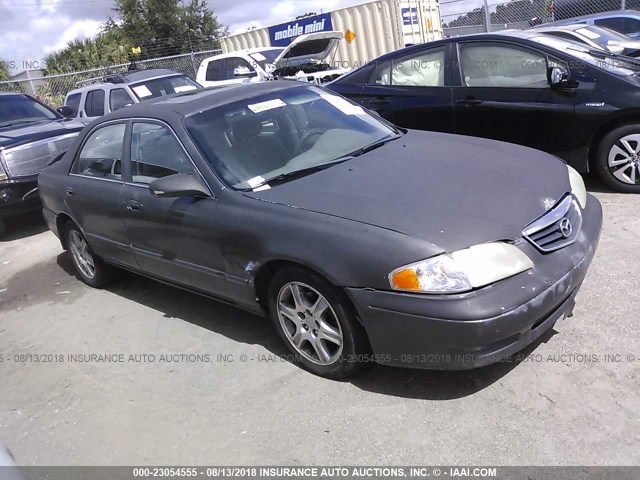 1YVGF22D8Y5133686 - 2000 MAZDA 626 ES/LX BLACK photo 1