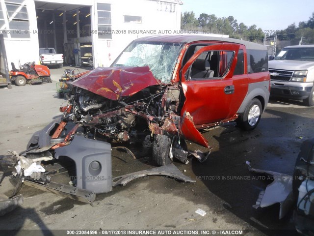 5J6YH18365L009186 - 2005 HONDA ELEMENT LX ORANGE photo 2