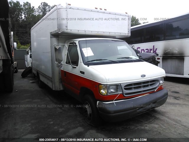 1FDWE35SXYHA53482 - 2000 FORD ECONOLINE E350 SUPER DUTY CTWAY VAN WHITE photo 1