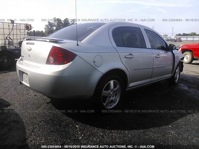 1G1AF5F54A7179728 - 2010 CHEVROLET COBALT 2LT SILVER photo 4