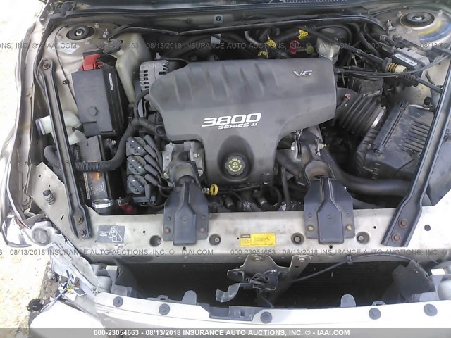 2G4WB55K111253843 - 2001 BUICK REGAL LS GOLD photo 10