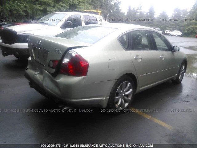 JNKAY01F66M263867 - 2006 INFINITI M35 SPORT GOLD photo 4