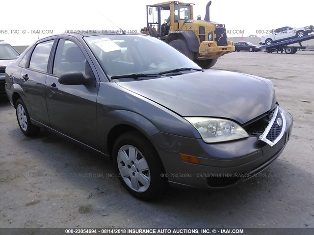 1FAFP34N07W162799 - 2007 FORD FOCUS ZX4/S/SE/SES GRAY photo 1
