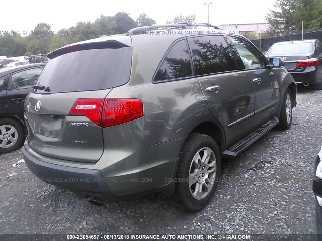 2HNYD28447H547931 - 2007 ACURA MDX TECHNOLOGY Pewter photo 4