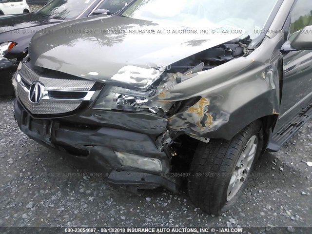 2HNYD28447H547931 - 2007 ACURA MDX TECHNOLOGY Pewter photo 6
