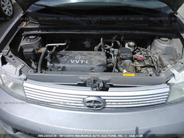 JTLKT324950186179 - 2005 TOYOTA SCION XB Сұр фото 10