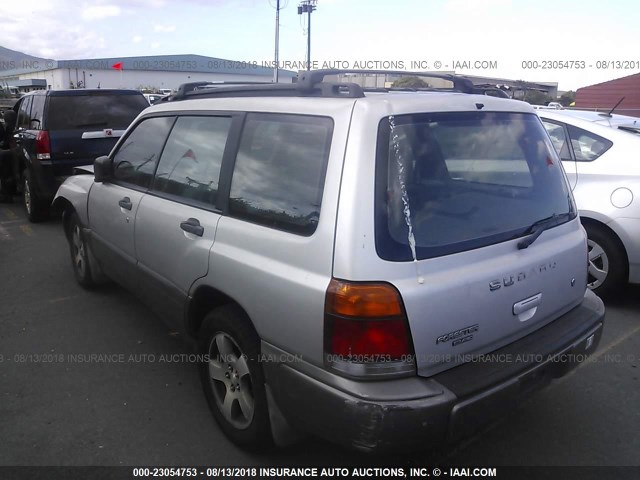 JF1SF6555YH707239 - 2000 SUBARU FORESTER S 银色 照片 3