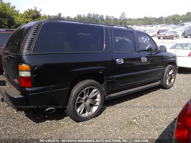 1GKFK66U64J170983 - 2004 GMC YUKON XL DENALI BLACK photo 4