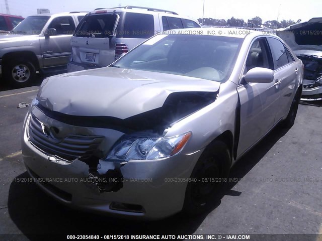 4T1BE46K97U668503 - 2007 TOYOTA CAMRY NEW GENERAT CE/LE/XLE/SE GOLD photo 2