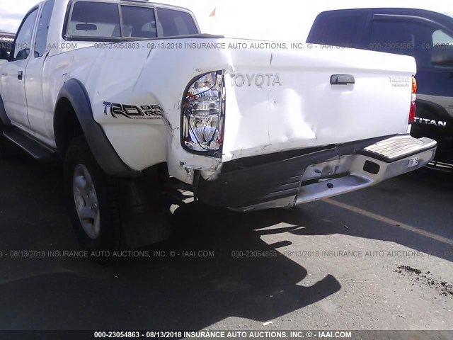 5TESN92N73Z206962 - 2003 TOYOTA TACOMA XTRACAB PRERUNNER WHITE photo 6