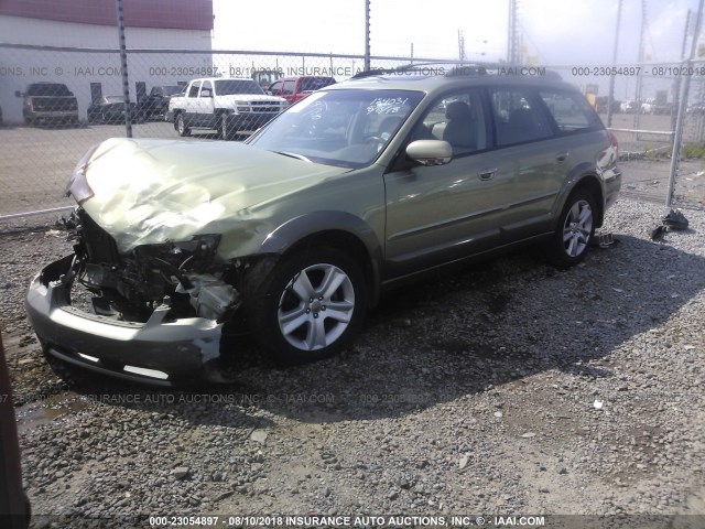 4S4BP86C154318502 - 2005 SUBARU LEGACY OUTBACK H6 R LL BEAN GREEN photo 2