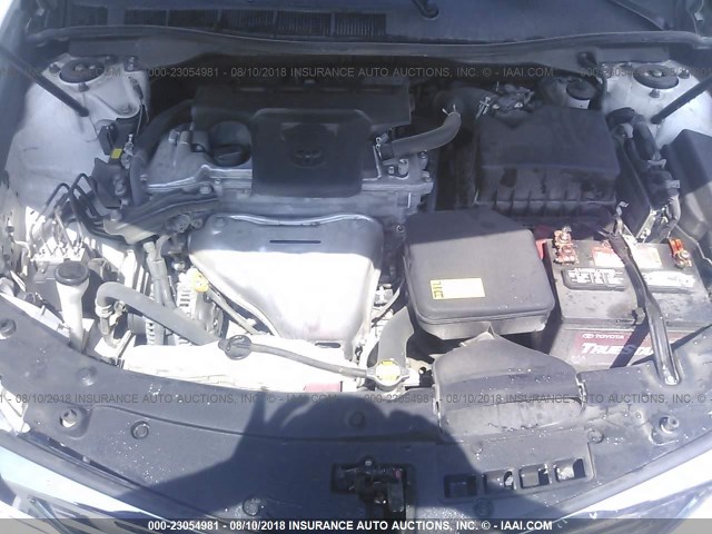 4T4BF1FK3ER433903 - 2014 TOYOTA CAMRY L/SE/LE/XLE 白色 照片 10