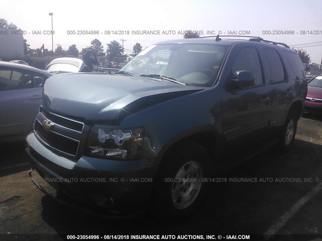 1GNFC23029R288192 - 2009 CHEVROLET TAHOE C1500 LT BLUE photo 2