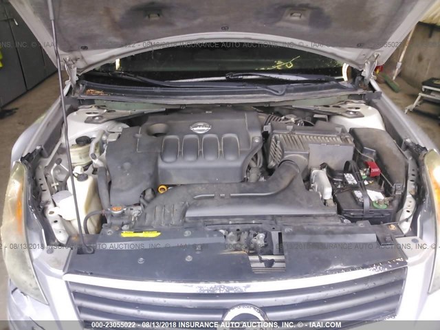 1N4AL21E37C213718 - 2007 NISSAN ALTIMA 2.5/2.5S SILVER photo 10