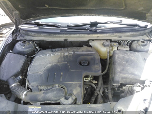 1G1ZH57B58F172076 - 2008 CHEVROLET MALIBU 1LT ვერცხლისფერი ფოტო 10