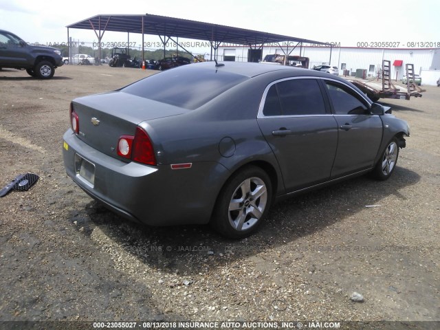 1G1ZH57B58F172076 - 2008 CHEVROLET MALIBU 1LT ვერცხლისფერი ფოტო 4