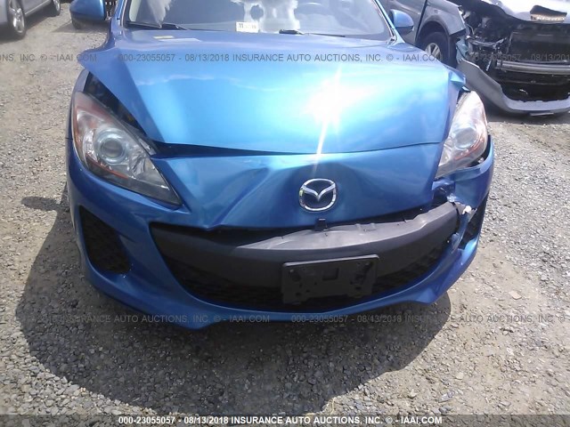 JM1BL1V79C1578012 - 2012 MAZDA 3 I BLUE photo 6