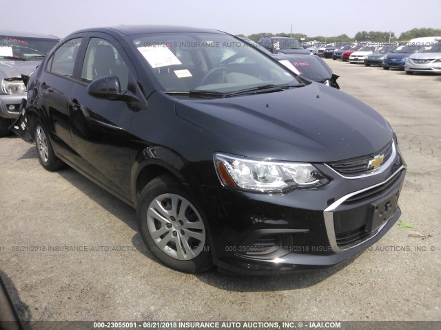 1G1JB5SH3J4120134 - 2018 CHEVROLET SONIC LS 黑色 照片 1